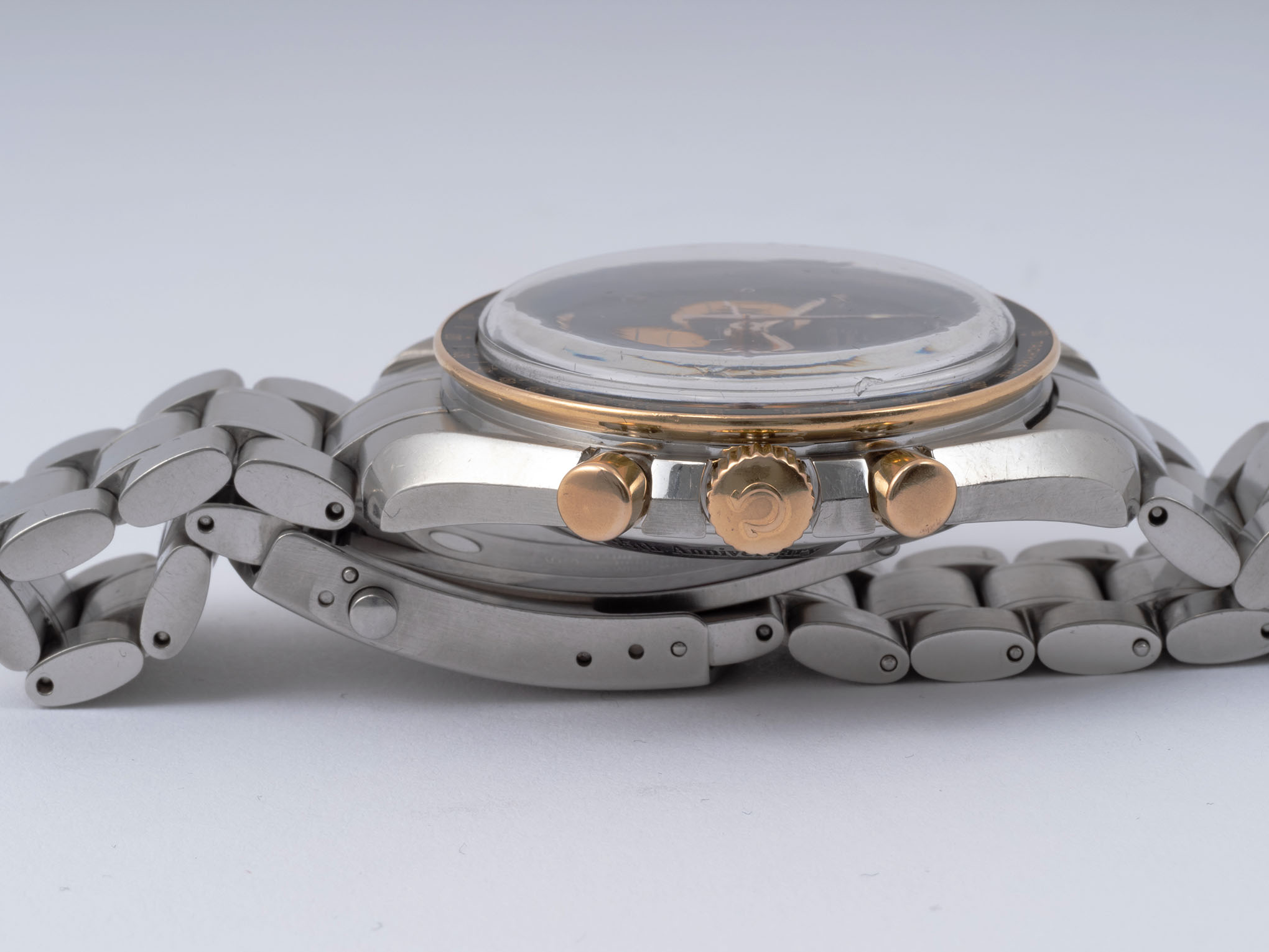 SPEEDMASTER オメガ OMEGA スピードマスター アポロ15号 35周年記念モデル 腕時計 メンズ 手巻き シルバー 3366. ...