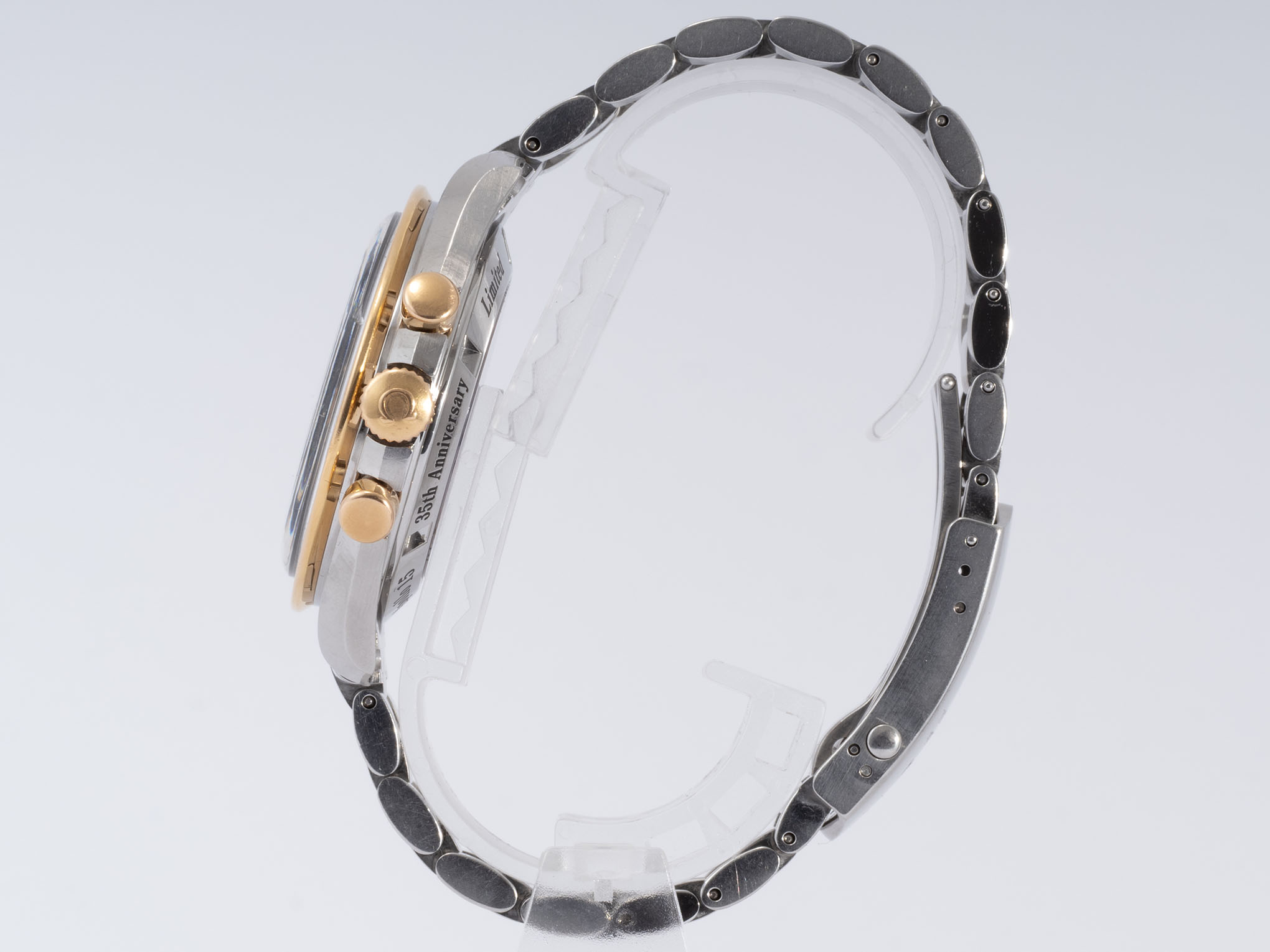 SPEEDMASTER オメガ OMEGA スピードマスター アポロ15号 35周年記念モデル 腕時計 メンズ 手巻き シルバー 3366. ...