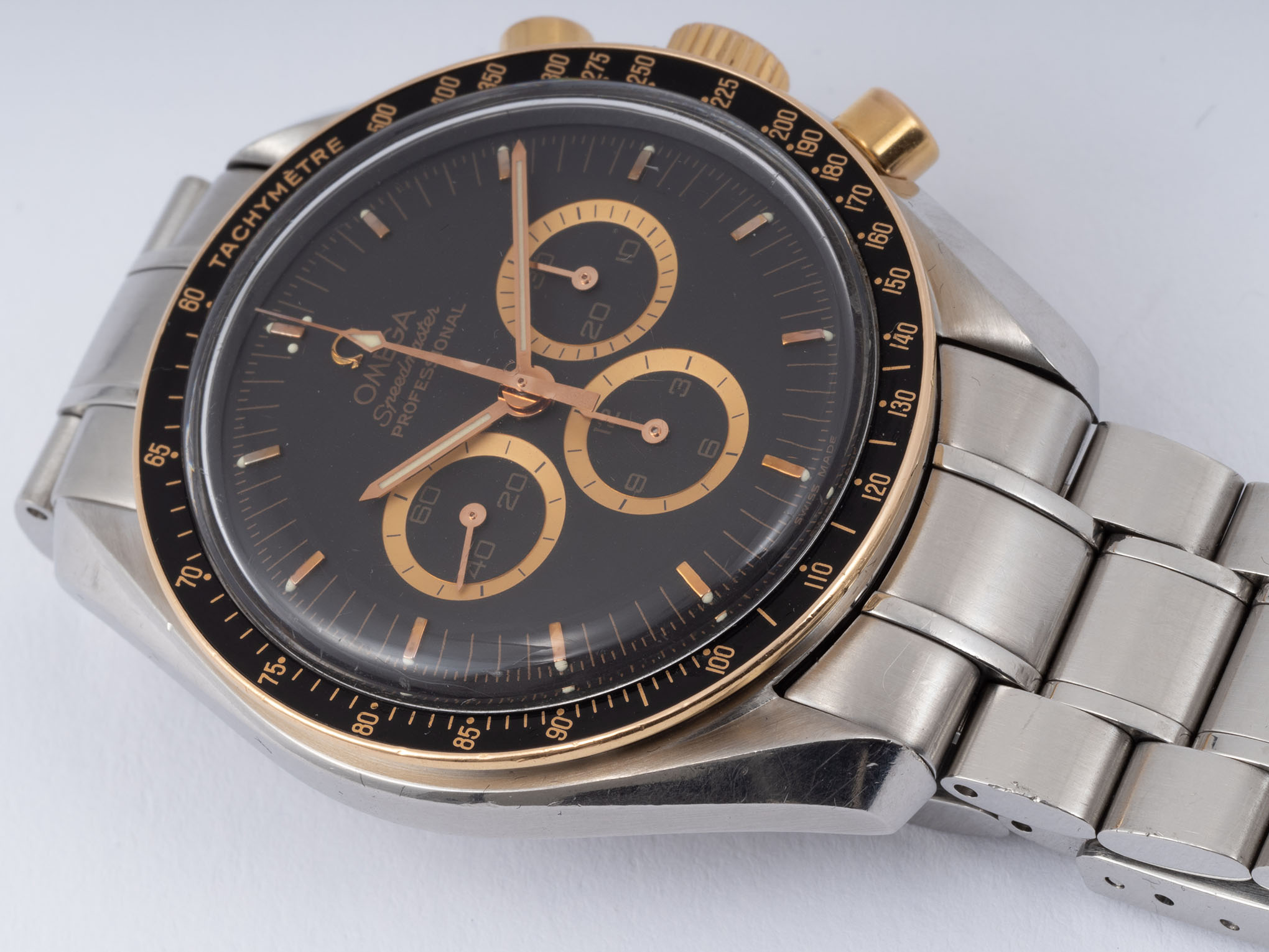 SPEEDMASTER オメガ OMEGA スピードマスター アポロ15号 35周年記念モデル 腕時計 メンズ 手巻き シルバー 3366. ...