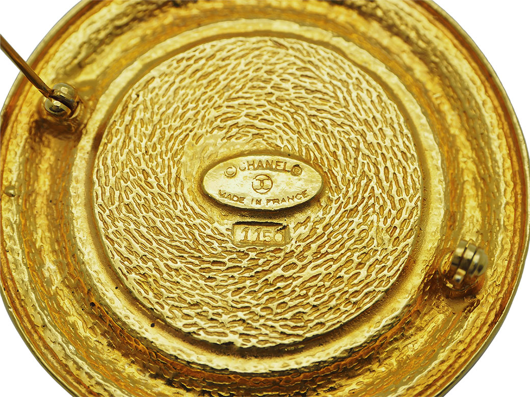 CHANEL シャネル カンボン ゴールド ヴィンテージ ブローチ☆ シャネル ヴィンテージ カンボン ブローチ 31 RUE CAMBON