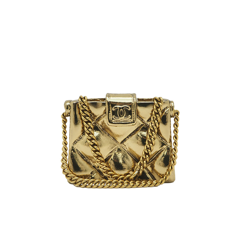 CHANEL（シャネル） マトラッセ ブローチ チェーン バッグ ミニ