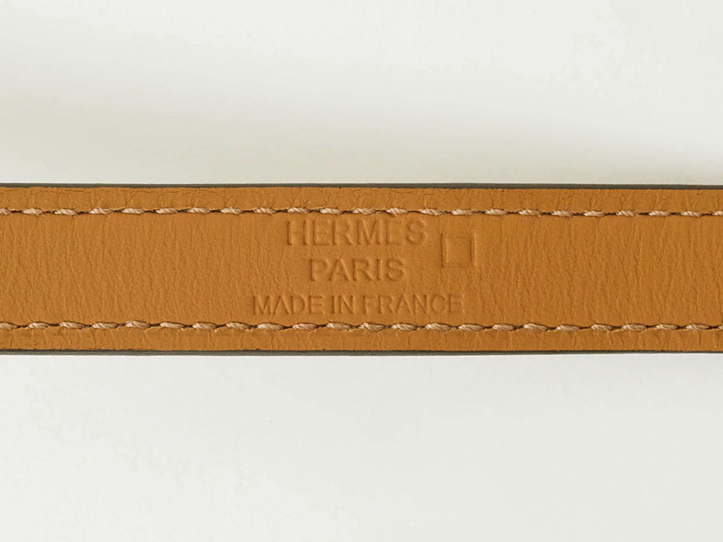 HERMES（エルメス） レザーブレスレット ケリー ドゥブルトゥール