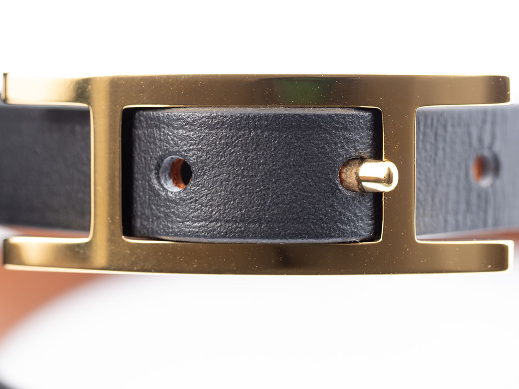 HERMES（エルメス） レザーブレスレット ビーアピ ドゥブルトゥール 
