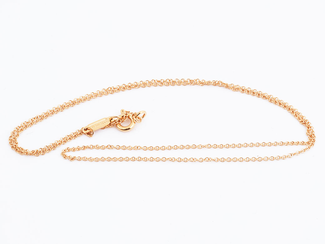 ティファニー 18K ローズゴールド チェーン ネックレス 60011339