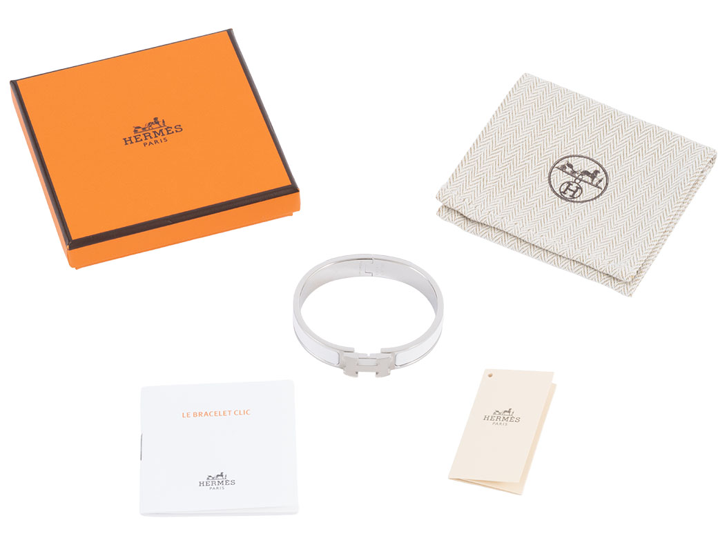 HERMES（エルメス） エナメル ブレスレット クリックH バングル