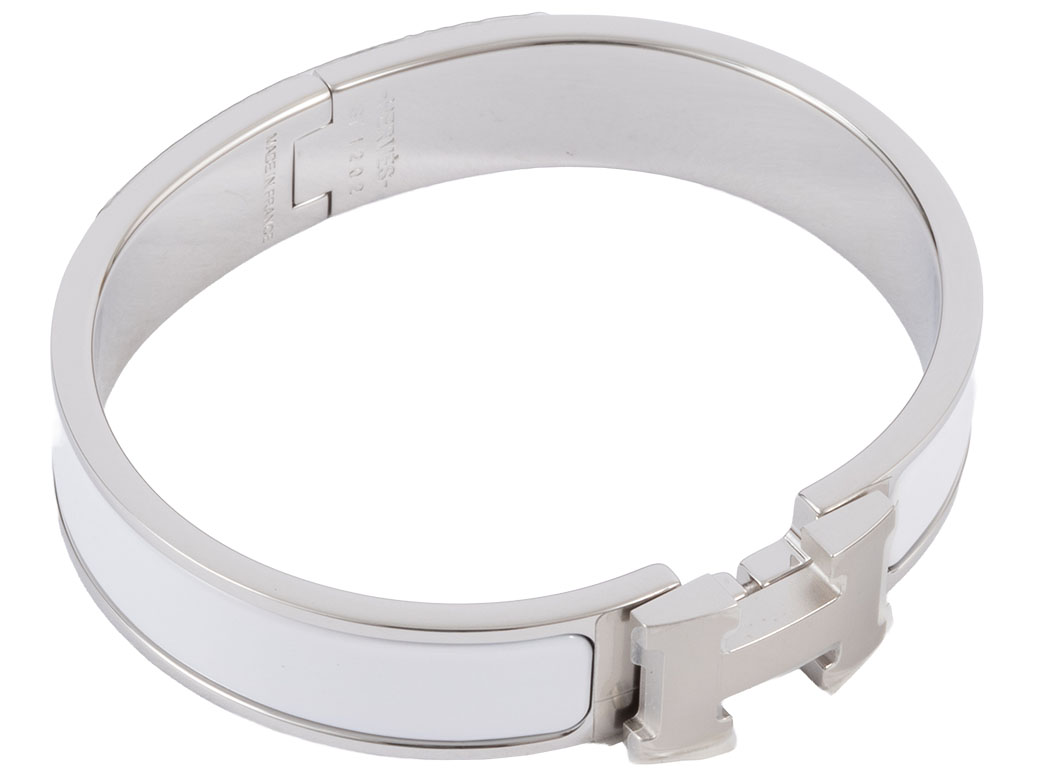 HERMES（エルメス） エナメル ブレスレット クリックH バングル