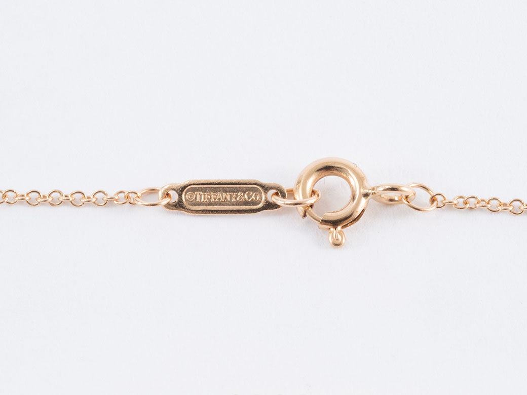 TIFFANY&Co.（ティファニー） 18K ローズゴールド チェーン ネックレス