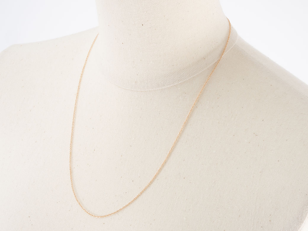 TIFFANY&Co.（ティファニー） 18K ローズゴールド チェーン ネックレス