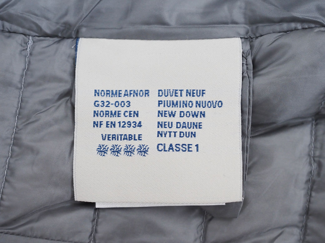 モンクレール バルベル ダウンコート グレー 4931299 レディース ロングダウンジャケット MONCLER 中古_10
