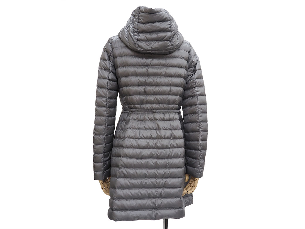 モンクレール バルベル ダウンコート グレー 4931299 レディース ロングダウンジャケット MONCLER 中古_2