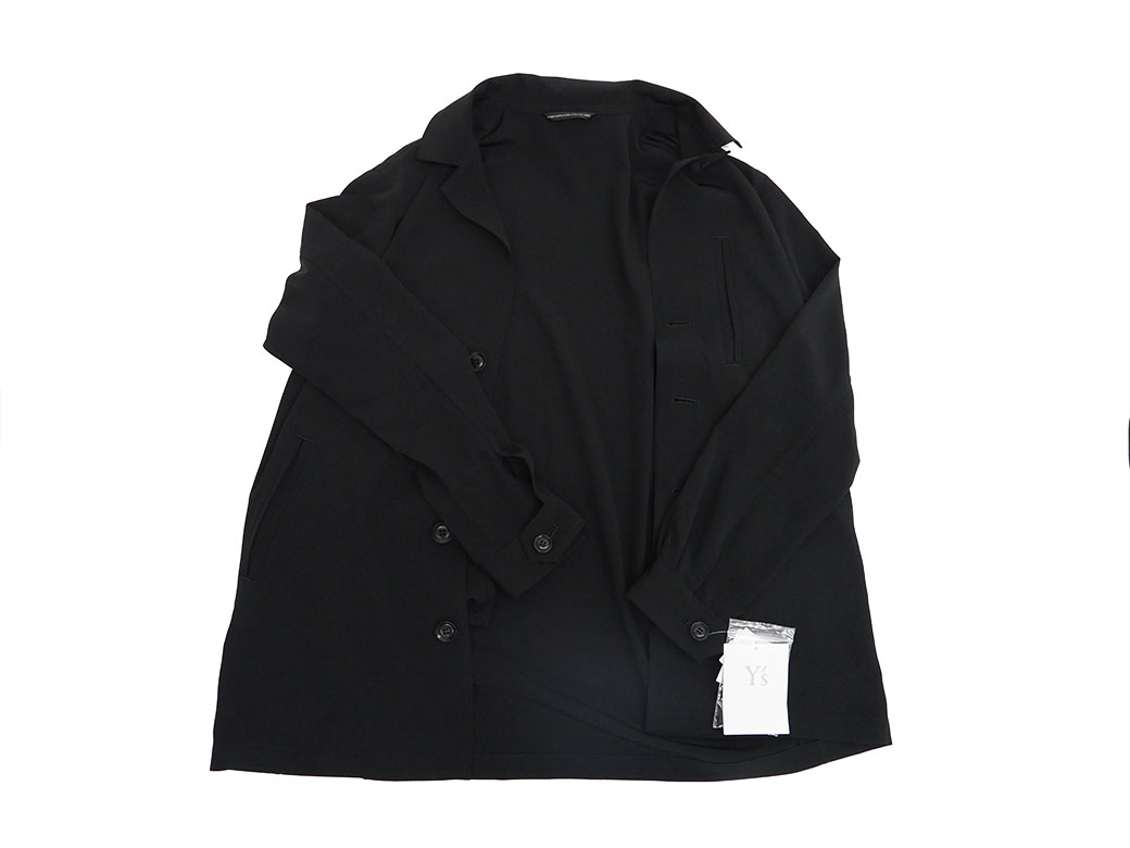 ワイズ ステンカラー コート ブラック YR-J07-500-2 レディース ヨウジ  