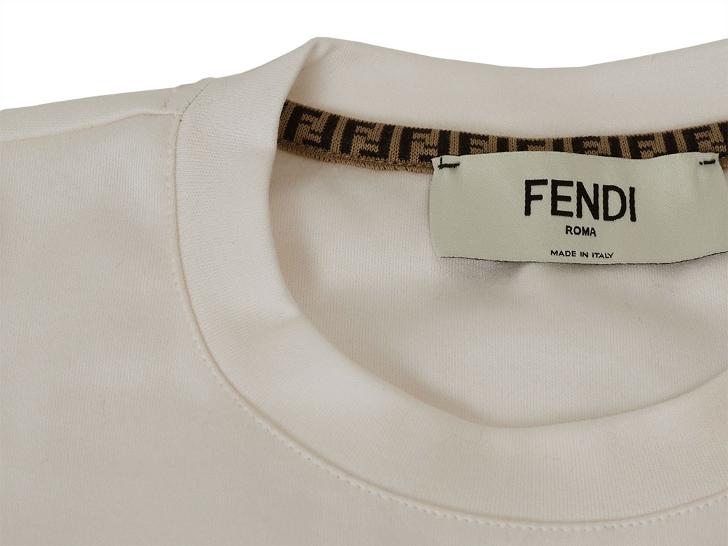 FENDI（フェンディ） ミニバゲット付 ポケット Tシャツ キナリ ES7945 