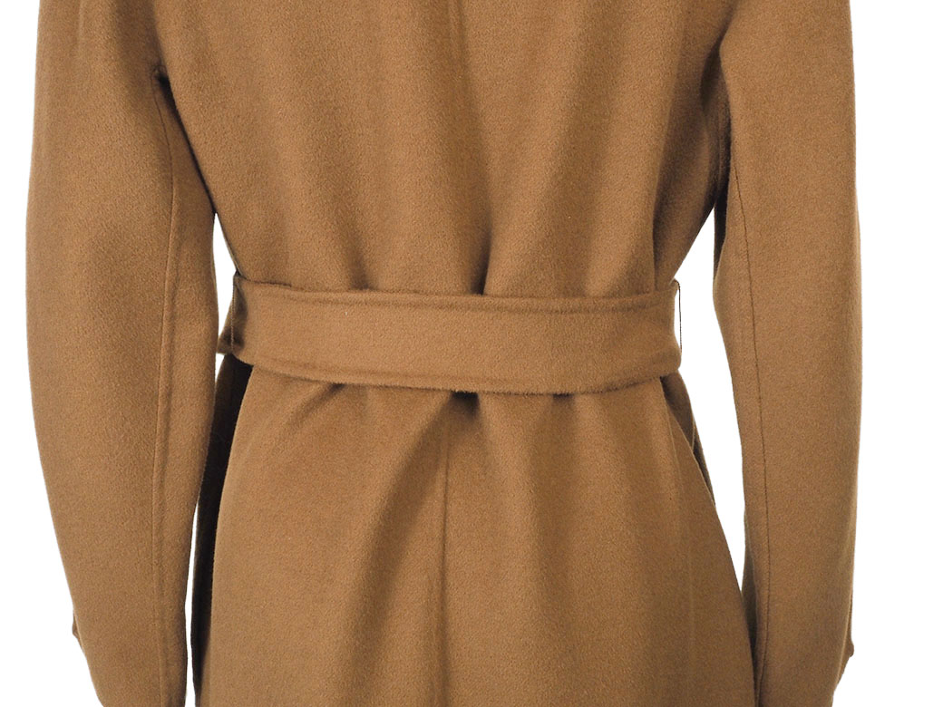 MaxMara　ダッフルコート　アルパカ　シャギー　ブラウン　サイズ38 中古・古着通販】MAX MARA STUDIO (マックスマーラ ストゥディオ
