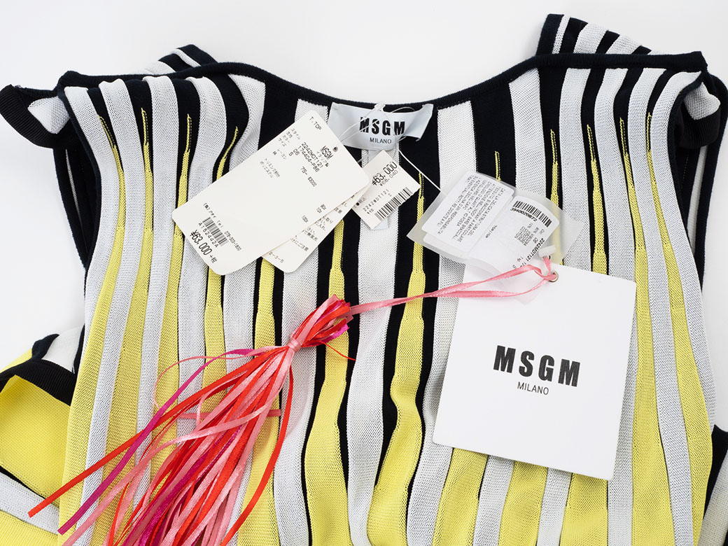 エムエスジーエム MSGM ノースリーブ プルオーバー カットソー 