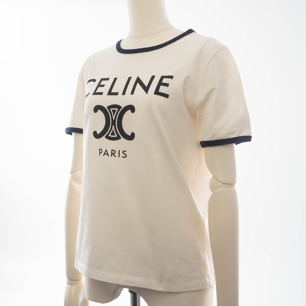CELINE（セリーヌ） トリオンフ クラシック Tシャツ / コットン