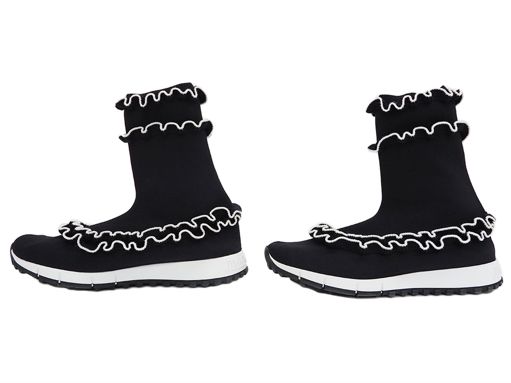 JIMMY CHOO（ジミーチュウ） ユージン スニーカーブーツ ニットブーツ 