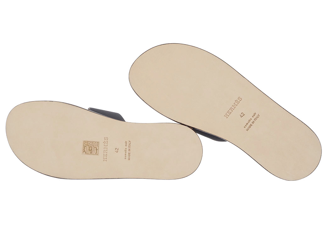HERMES イズミール　42 カラーゴールド HERMES（エルメス） サンダル イズミール 靴 マリン H152415ZH11420