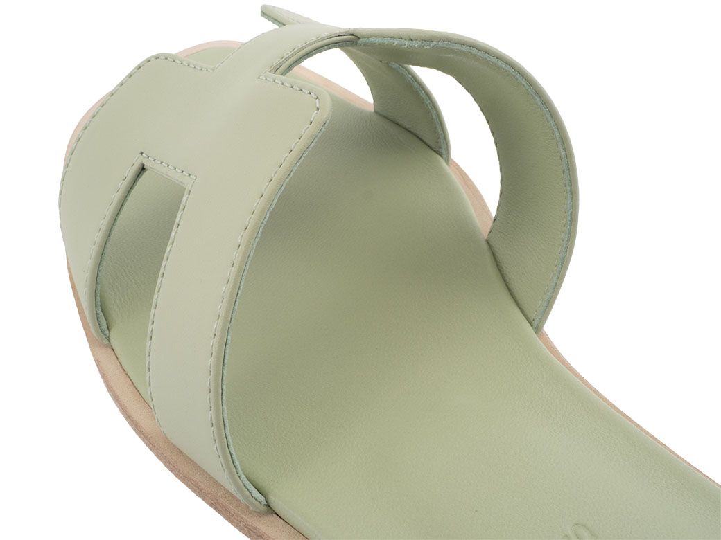 HERMES（エルメス） サンダル オラン ミュール カーフ ヴェールド