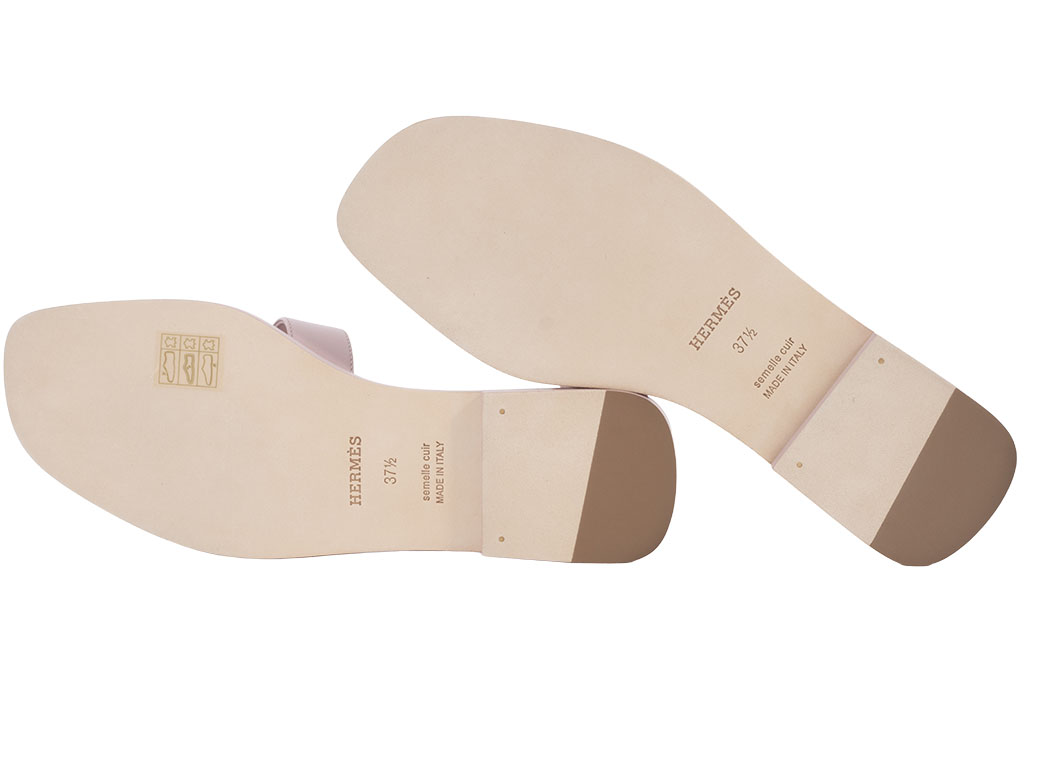 HERMES（エルメス） サンダル オラン 靴 H202230Z カーフ ローズ