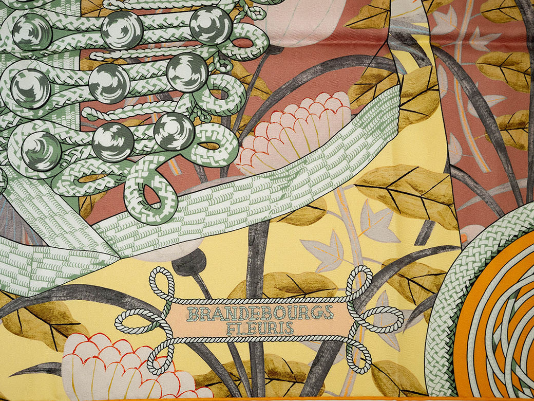 【美品・値下げ中】HERMES シルクスカーフ フェンシング柄 org.jpg