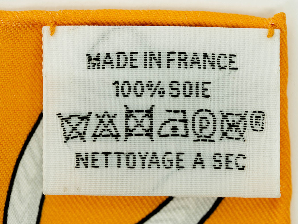 HERMES エルメス カレ90 ダブルフェイス ブランデンブルク飾り・フルリ エルメス カレ90 ダブルフェイス ブランデンブルク飾り フルリ