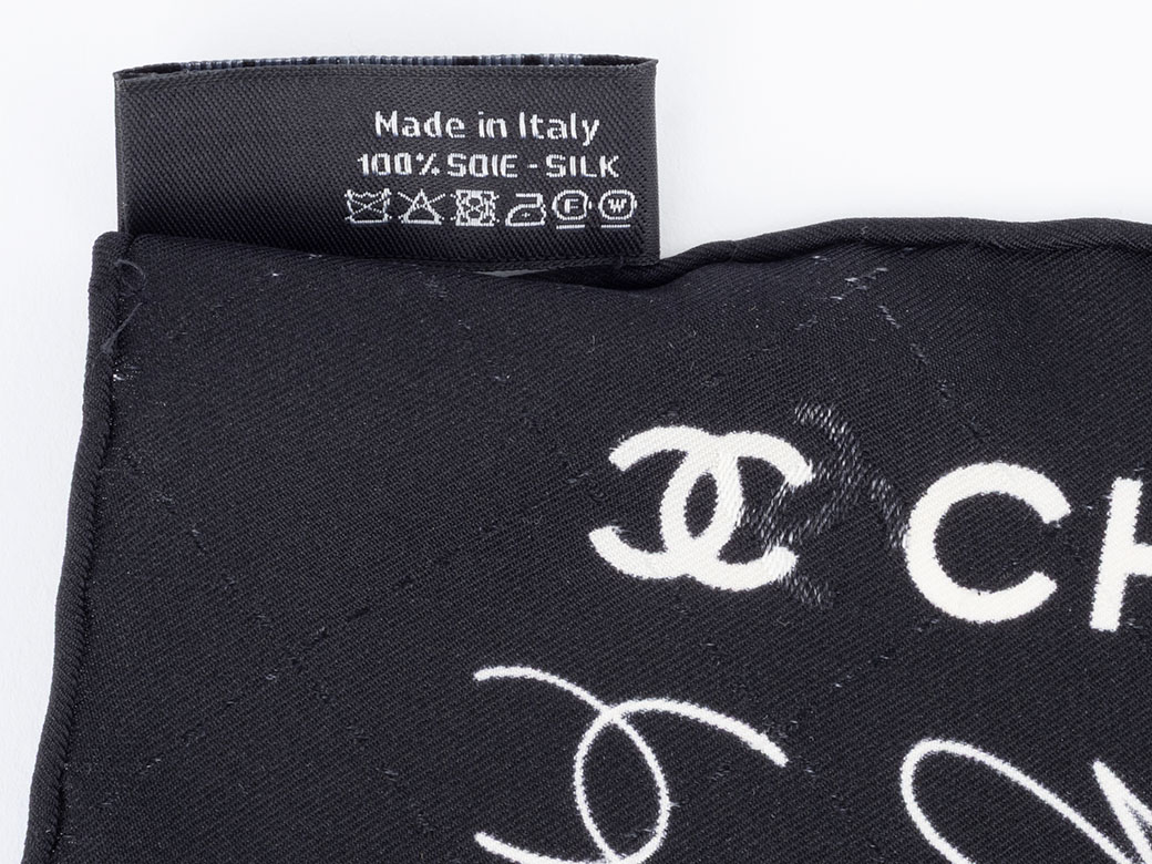 シャネル CHANEL スカーフ アリュール ロゴ 2022/2023 シルク