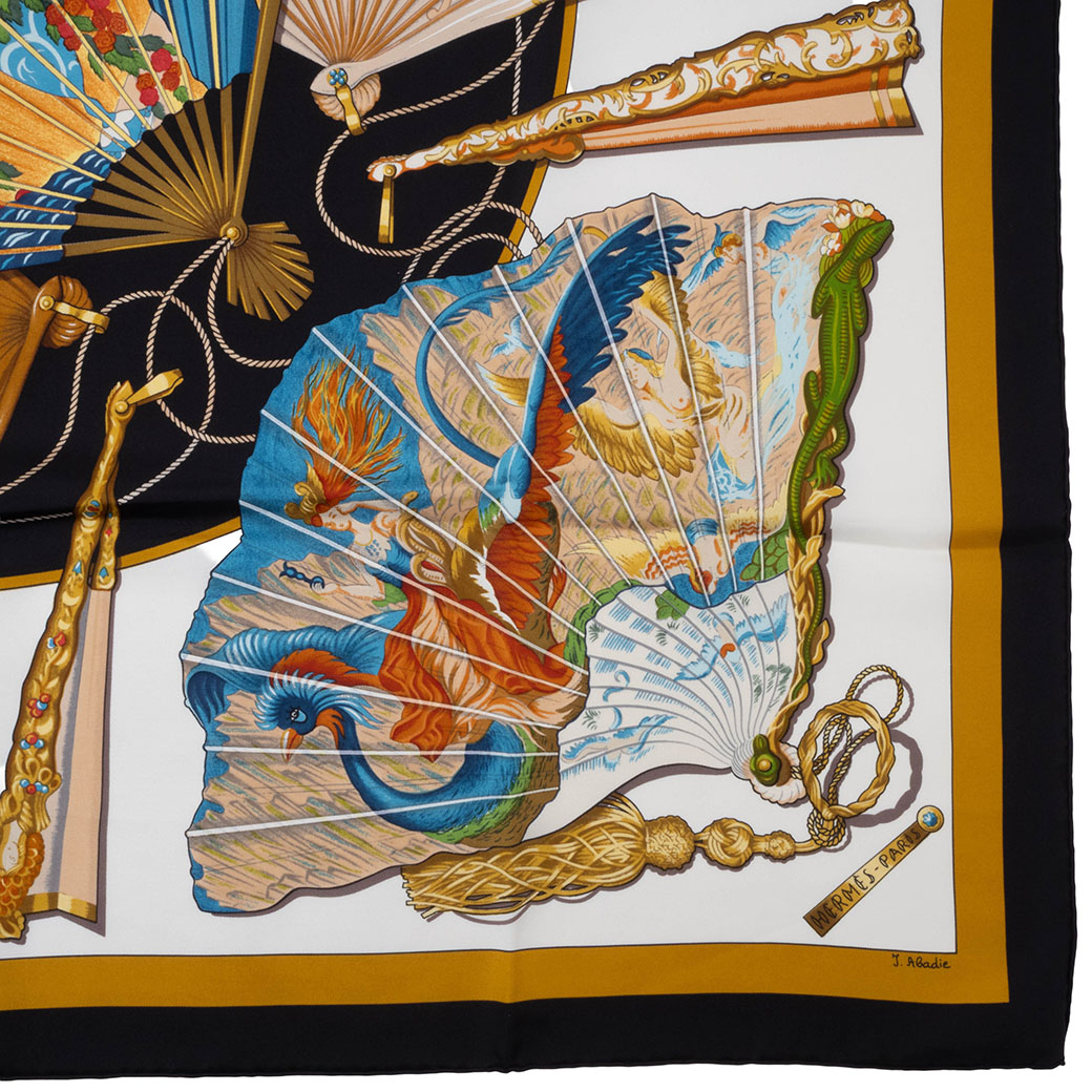 HERMES（エルメス） スカーフ カレ90 柄 中古 魅惑のそよ風 BRISE de