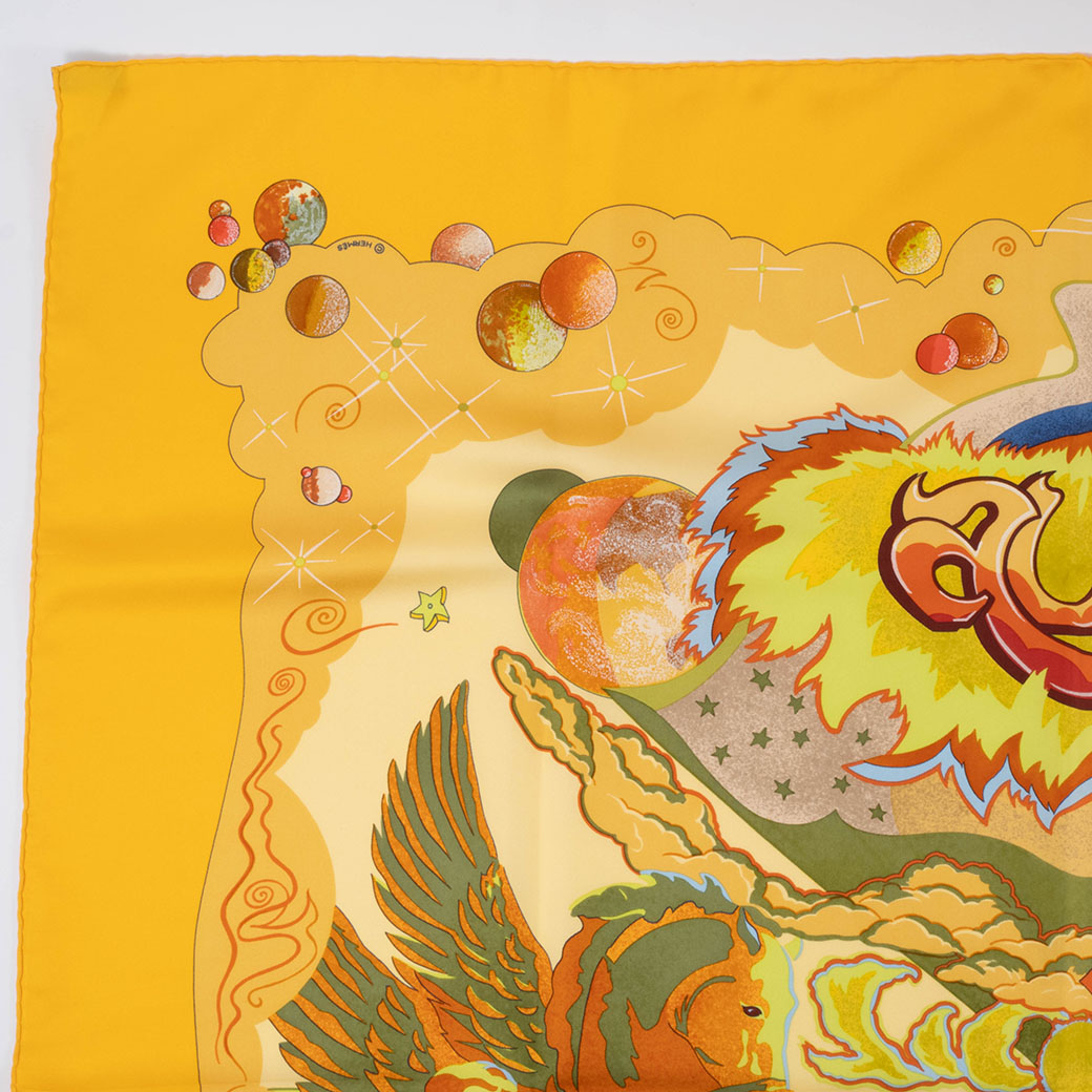HERMES（エルメス） スカーフ カレ90 柄 中古 THE ALFEE 25周年記念