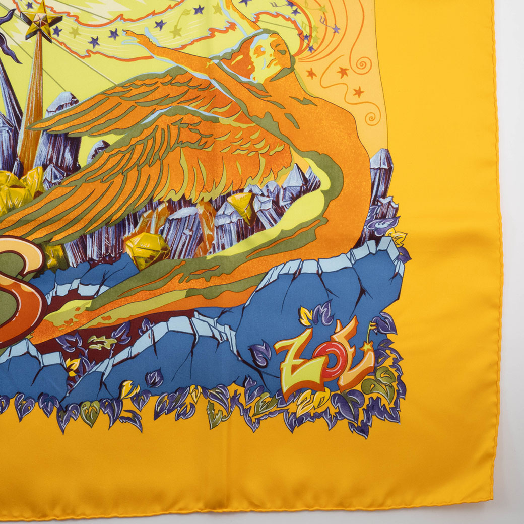 HERMES（エルメス） スカーフ カレ90 柄 中古 THE ALFEE 25周年記念