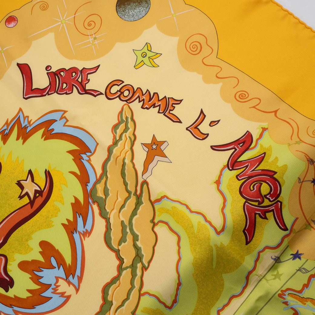 HERMES（エルメス） スカーフ カレ90 柄 中古 THE ALFEE 25周年記念