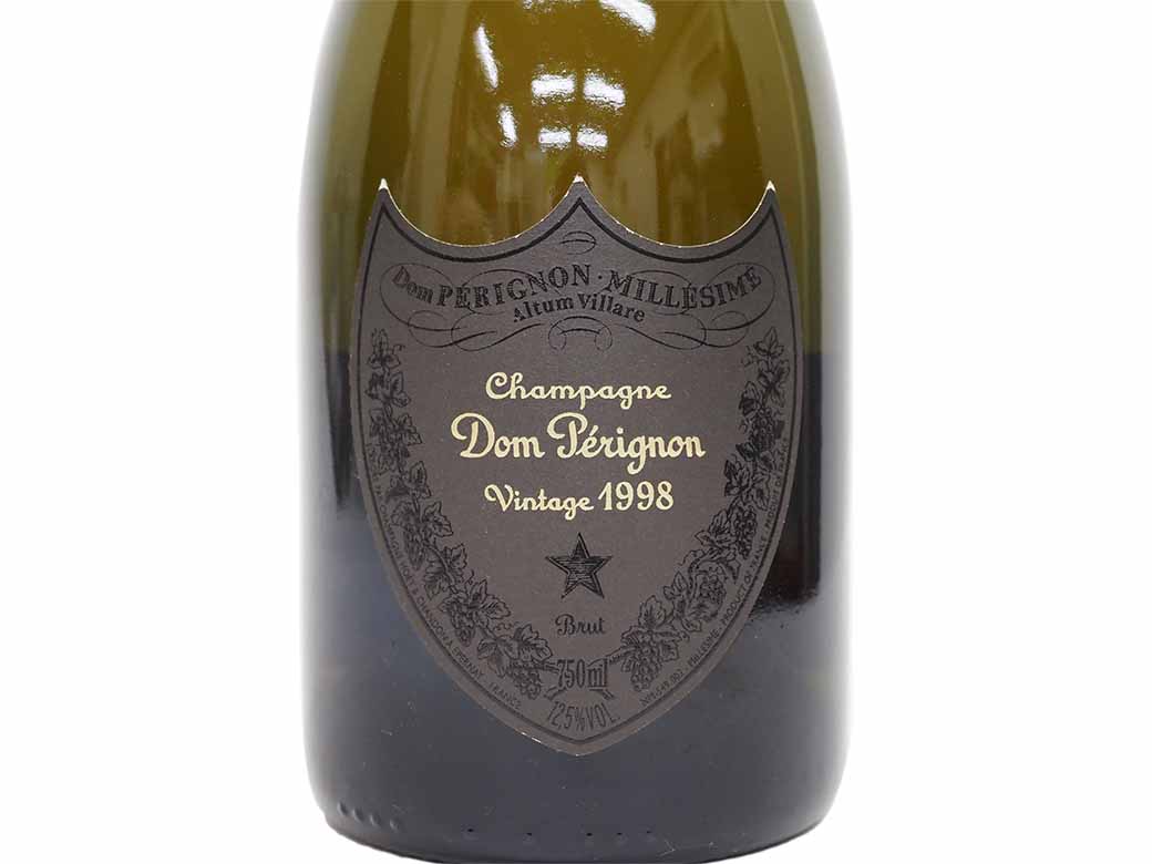 ドンペリニヨン P2 1998年 750ml 箱なし 白シャンパン エノテーク ドンペリブラック 黒ラベル DOMPERIGNON 未開栓 中古  二次流通品