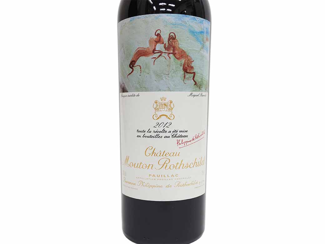 シャトームートンロートシルト 2012年 箱なし 750ml 赤ワイン Chateau