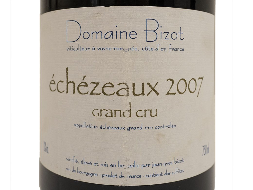 ドメーヌビゾ エシェゾー 2007年 750ml 箱なし 赤ワイン フルボトル