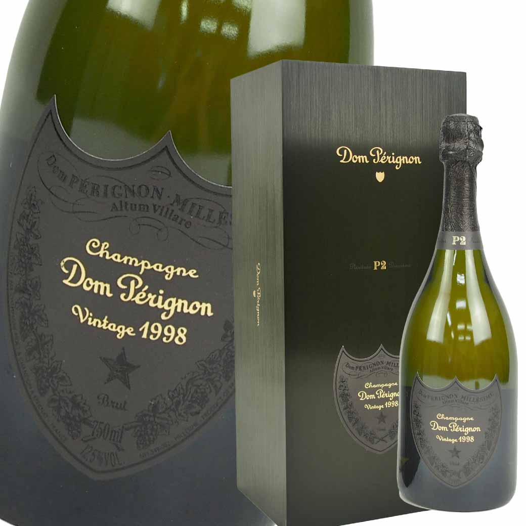 ドンペリニョン P2 1998年 750ml 白シャンパン 箱付 エノテーク ブラック ドンペリニヨン DOMPERIGNON 未開栓 中古 二次流通品 :r 0215:UPRISE