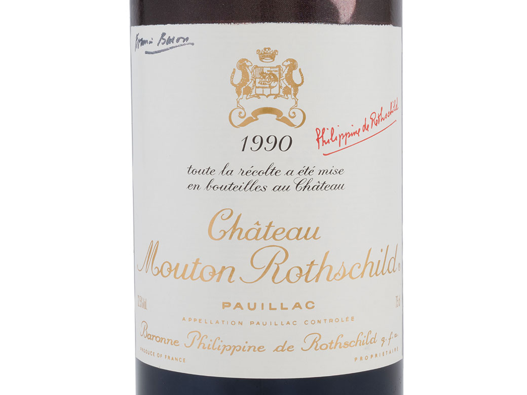 未開栓 シャトームートンロートシルト1990 750ml