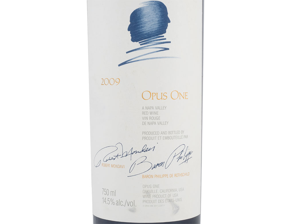 オーパスワン 2009年 750ml 赤 ワイン フルボディ 箱なし OPUS ONE