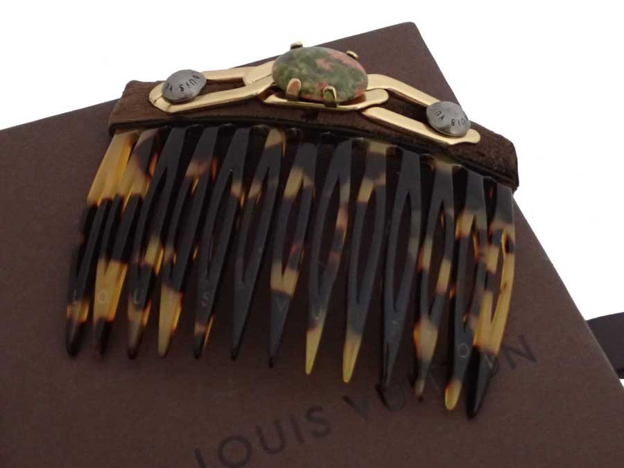 楽天 ルイヴィトン Louis Vuitton ヘアアクセサリー プラスチックｘ金属素材ｘストーン ブラウンｘゴールド おすすめ 代引き手数料無料 Www Technet 21 Org
