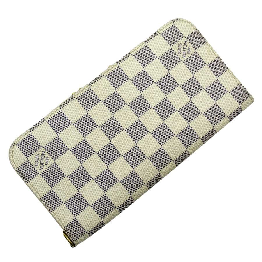 ルイヴィトン Louis Vuitton 二つ折り長財布 訳ありセール 格安 ダミエアズール 定番人気 アズール アンソリット ダミエアズールキャンバス ポルトフォイユ