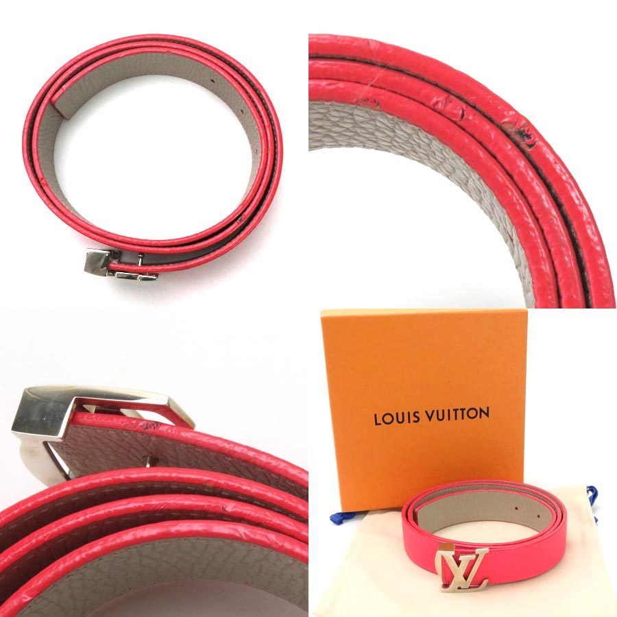 Louis Vuitton ピンク ベルト Louis Vuitton Pink Diane Bandouliere Strap ○ Labellov