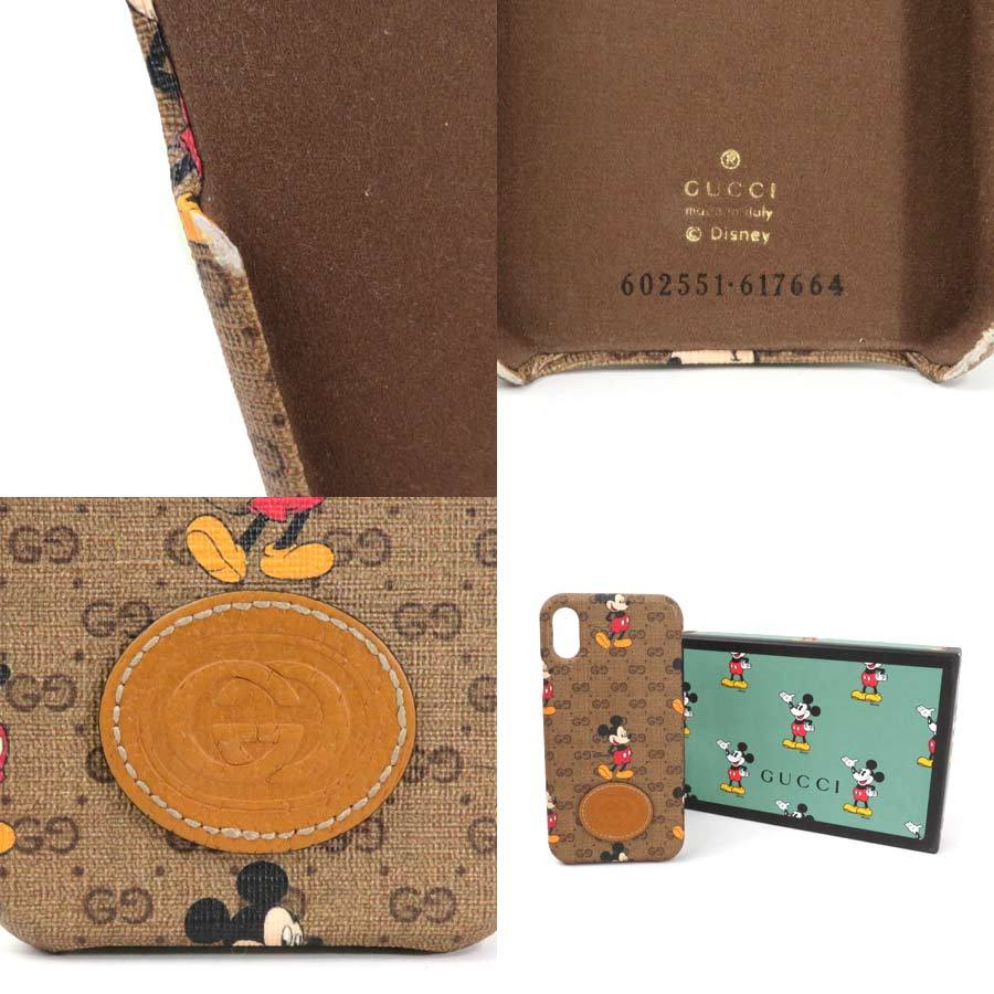 肌触りがいい グッチ Gucci Iphone X Xs ケース Ggスプリーム ディズニー コラボ キャンバス ポリウレタン加工 Xレザー ブラウン 定番人気 累計販売2万枚突破 Www Icontechinc Com