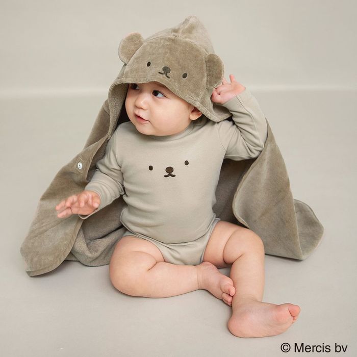 【miffy/ミッフィー/boris/ボリス】フード付きバスローブ 赤ちゃん ベビー ベビー用品 ブランケット おくるみ お昼寝タオル ギフト お祝い 出産祝 Dick Bruna