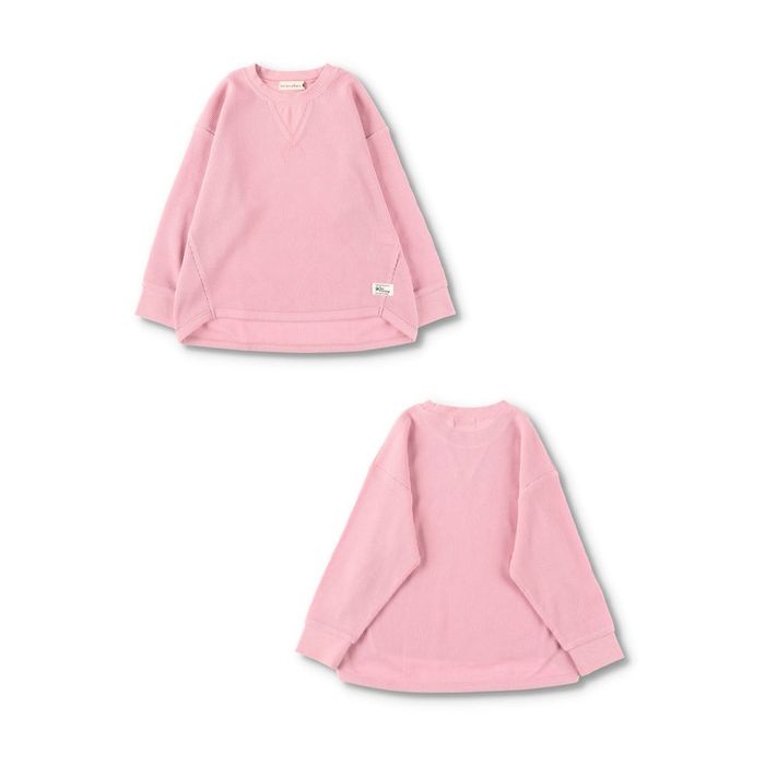 【やわらか】ワッフル長袖Tシャツ 男の子 ボーイズ SS 春物 夏物 春夏物 子供服 子ども服 ベビ...