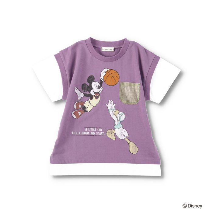 【SALE】【Disney/ディズニー】スポーツグラフィック重ね着風半袖Tシャツ 男の子 子供服 子ども服 ベビー キッズ ジュニア | branshes | 15