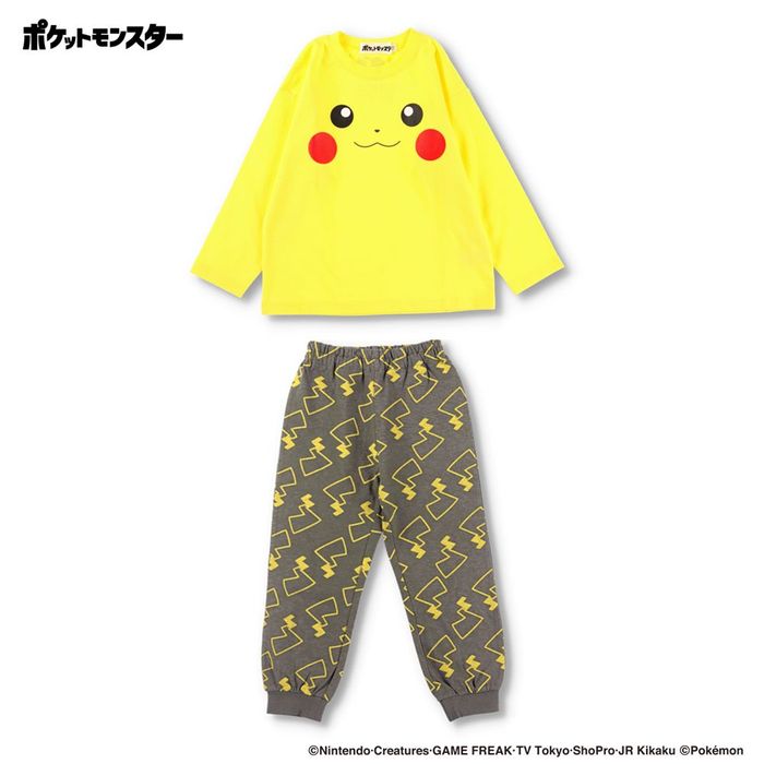 【Pokemon/ポケットモンスター（ポケモン）】 ルームウェア パジャマ 子供服 子ども服 ニャオハ ホゲータ クワッス ピカチュウ ルカリオ｜branshes｜10