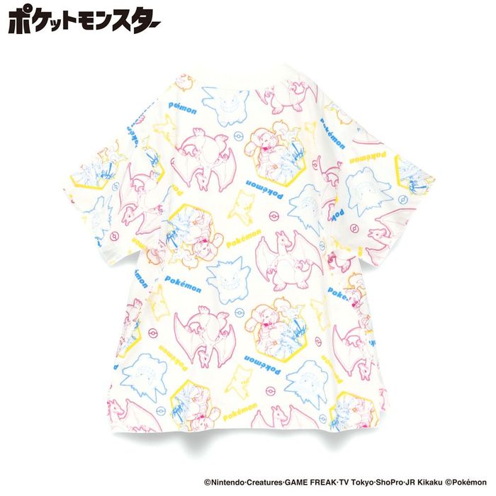 【Pokemon／ポケモン】半袖Tシャツ 子供服 キッズ ジュニア トップス 半袖 ティーシャツ ポケットモンスター キャラクター キャプテンピカチュウ