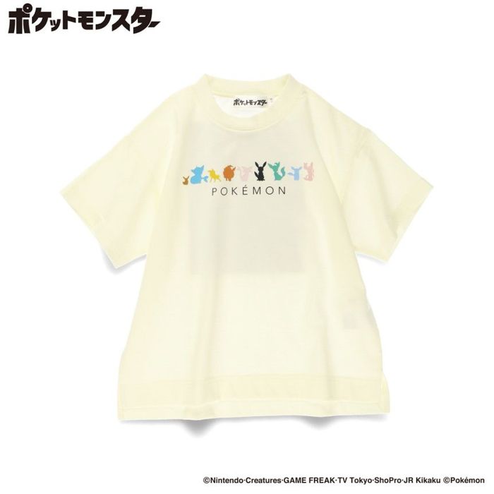 【Pokemon／ポケモン】半袖Tシャツ 子供服 キッズ ジュニア トップス 半袖 ティーシャツ ポケットモンスター キャラクター キャプテンピカチュウ