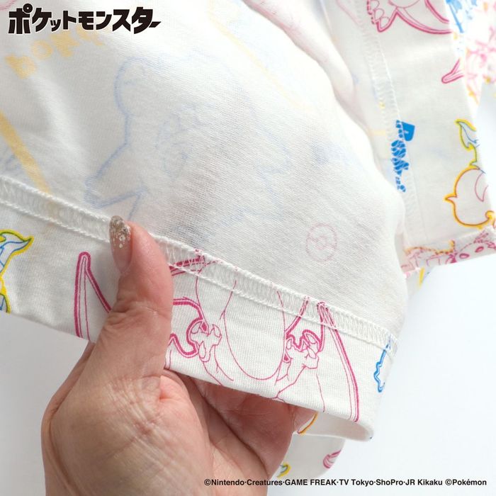 【Pokemon／ポケモン】半袖Tシャツ 子供服 キッズ ジュニア トップス 半袖 ティーシャツ ポケットモンスター キャラクター キャプテンピカチュウ