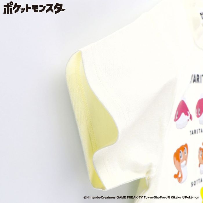 【Pokemon/ポケモン】半袖Tシャツ 子供服 キッズ ジュニア トップス 半袖 ティーシャツ ポケットモンスター キャラクター キャプテンピカチュウ