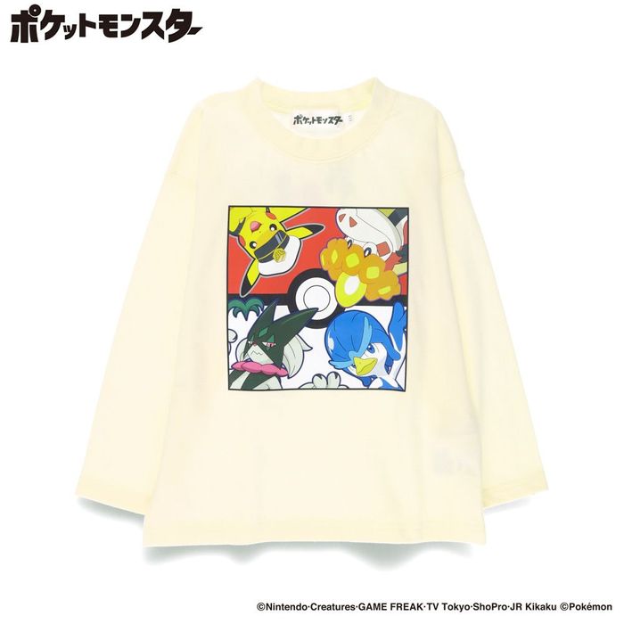 branshes（ブランシェス） 【ポケモン】ロンT 長袖Tシャツ 