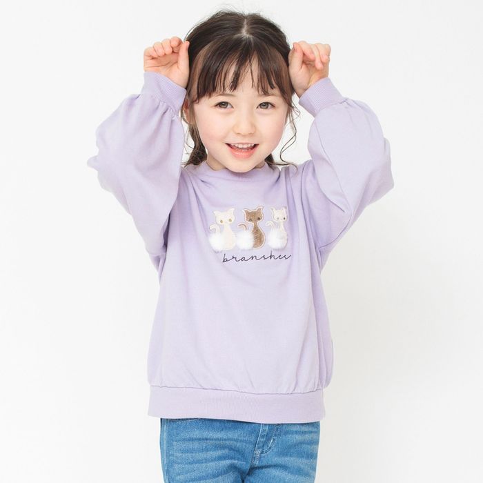 子供服 モチーフ長袖トレーナー :12-2404-099:BRANSHES - 通販 - Yahoo